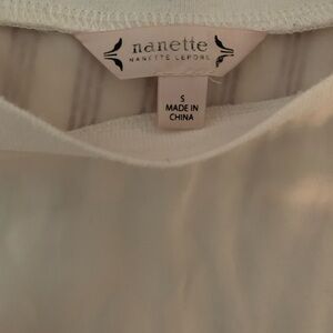 Nanette Lepore Cream Intimate Top